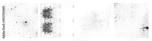 Vector Abstract particle arrangements form dynamic clustered shapes.