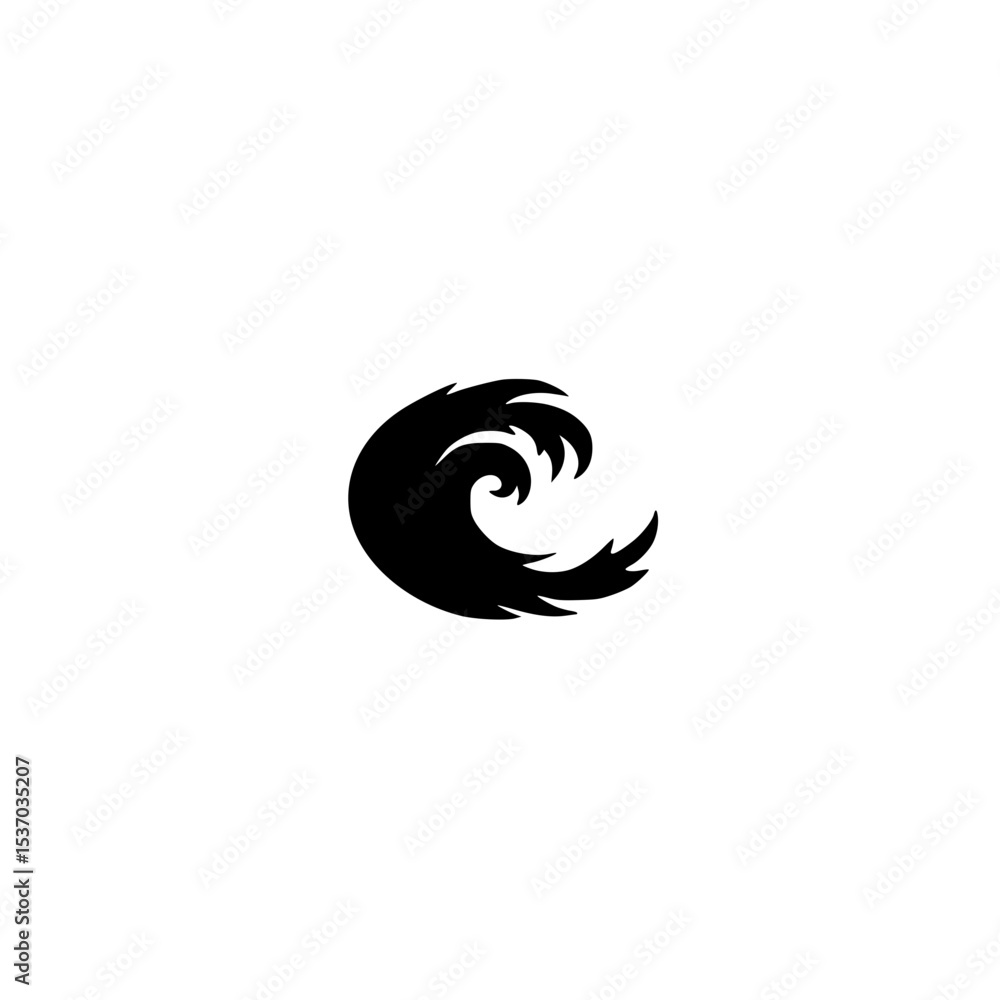 Tsunami Risk Icon Tsunami Risk Icon