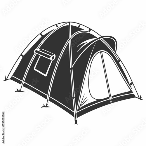 Dome tent camping outdoor adventure recreation travel shelter