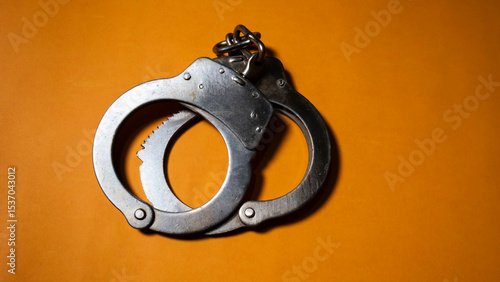 close up of handcuffs