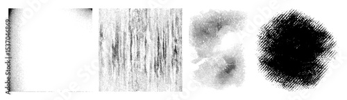 Vector Abstract linear gradients forming evolving shapes