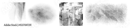 Vector Abstract vector of fragmented letterforms.