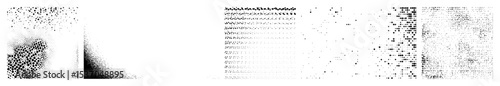 Vector Detailed vector of cascading data points forming abstract .