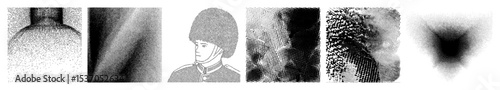 Vector Historical figures and abstract in detailed vector illustrations.