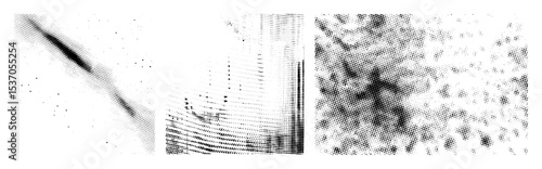 Vector Abstract dotted lines create a dynamic textured .