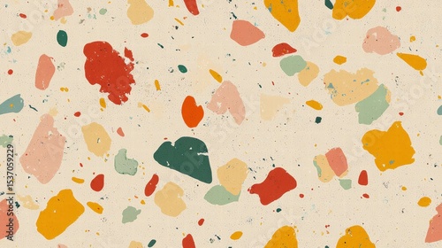 Colorful Geometric Pattern Seamless Texture