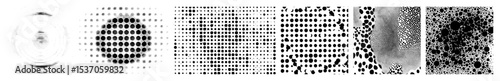 Vector Dynamic dot transition from sparse to dense formations.