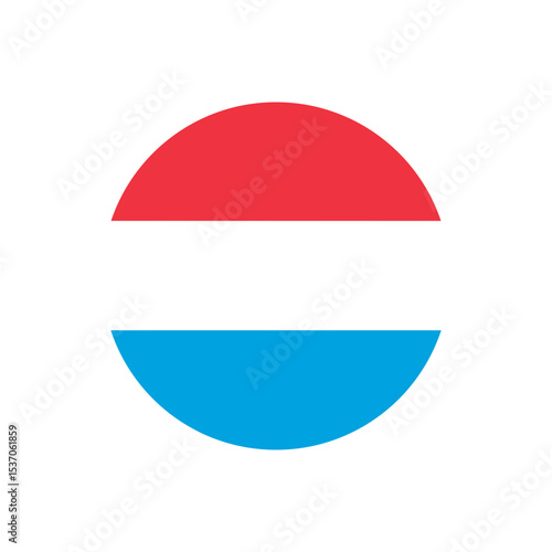 luxembourg round flag, vector isolated on transparent background Free Download luxembourg round flag, vector isolated on transparent background - GFXLoad