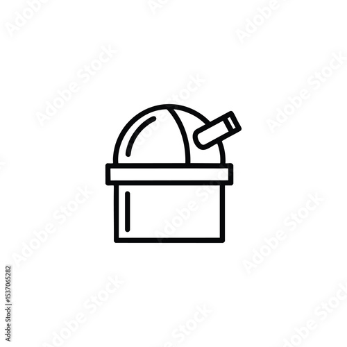 Observatory Dome Building Icon