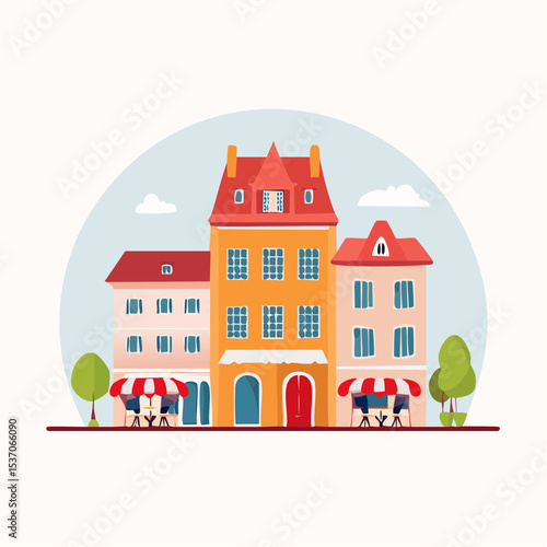 vector illustration of a city