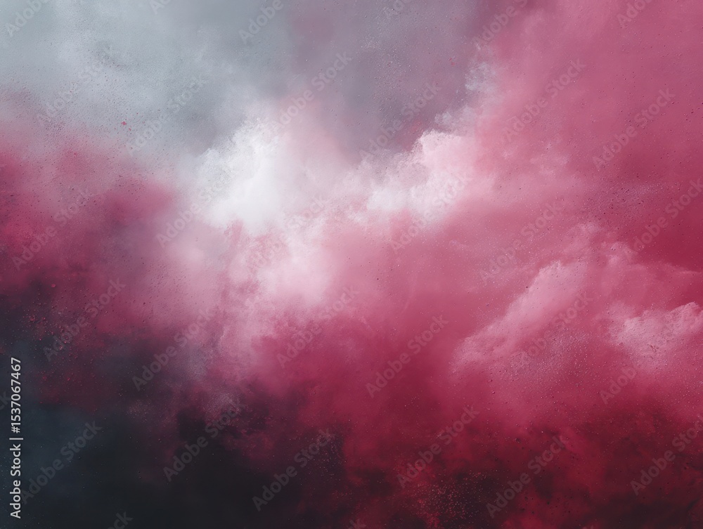 Fototapeta premium Dramatic Cloudy Sky with Shades of Red, Grey, and White Colors