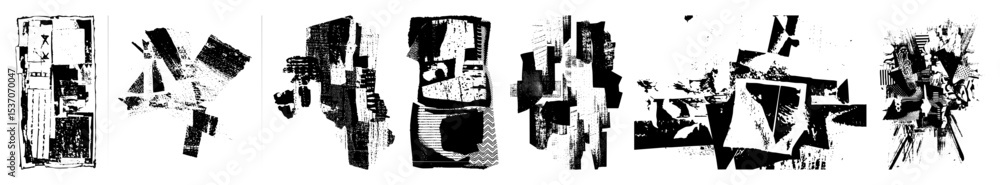 Vector Abstract geometric shapes create a dynamic fragmented . Vector Abstract geometric shapes create a dynamic fragmented .