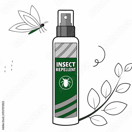 Effective insect repellent spray bottle design