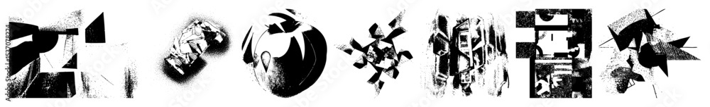 Vector Abstract typographic featuring distorted letterforms. Vector Abstract typographic featuring distorted letterforms.