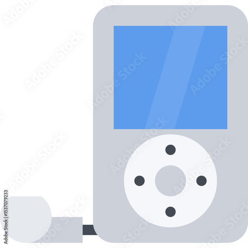 Canvas Print player ipod icon