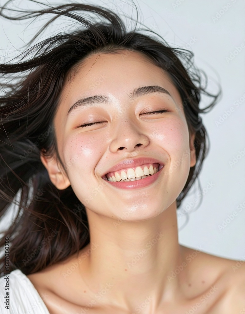 日本人, 超リアル, 若い女性, 顔, クローズアップ, 欠点のない肌, ナチュラルメイク, 目を閉じて微笑む, 髪が風に舞う
Japanese, ultra-realistic, young woman, face, close-up, flawless skin, natural makeup, eyes closed, smiling, hair blowing in wind 日本人, 超リアル, 若い女性, 顔, クローズアップ, 欠点のない肌, ナチュラルメイク, 目を閉じて微笑む, 髪が風に舞う
Japanese, ultra-realistic, young woman, face, close-up, flawless skin, natural makeup, eyes closed, smiling, hair blowing in wind