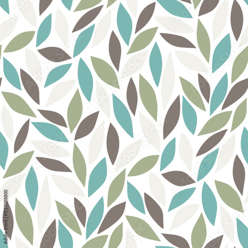 Abstract floral seamless pattern