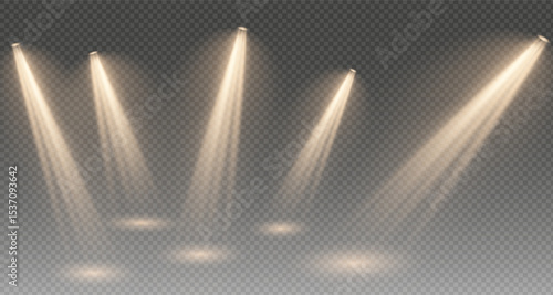 Vector light set includes light source, studio lighting. It also includes spotlight lighting and spotlight PNG. Finally, it includes light rays and light effect. For Holidays