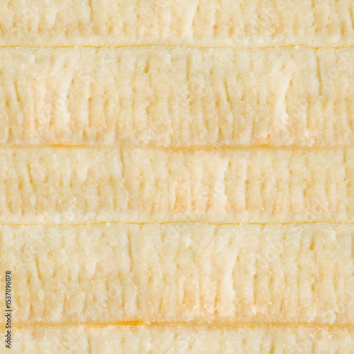 Seamless 4k photo texture of banana fruit peel.