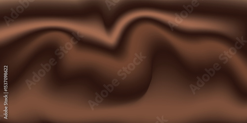 Abstract Wavy Brown Background with Smooth Gradient Effects vektor eps10