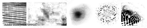 Vector Abstract vector showcase dynamic flow and complex arrangements.