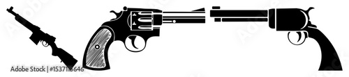 Vector Firearms Featuring a Revolver and Rifle