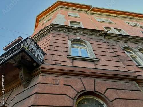 Photography Budapest building facade.