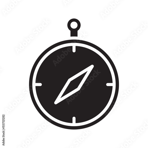 Free Download compass icon. Navigation compass vector. simple vector eps - GFXLoad