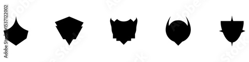 Shield icons set. Protect signs Different shields icon collection. Collection of security shield icons with contours and linear signs. Vector illustration. EPS 10