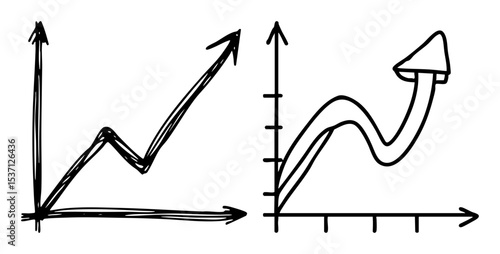 Vector Growth charts illustrate upward trends and financial progress.