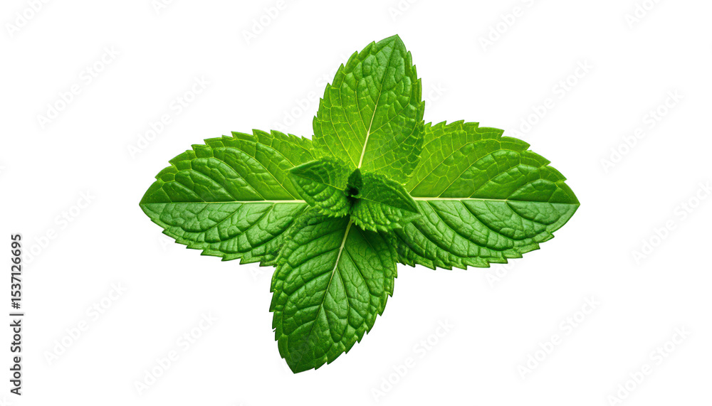 Mint leaves closeup Mint leaves closeup