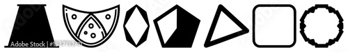 Vector Geometric Shapes Collection: and Vector Illustrations