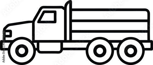 vector illustration of a truck
