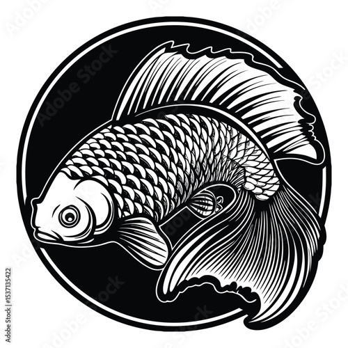 Tilapia fish artwork victor