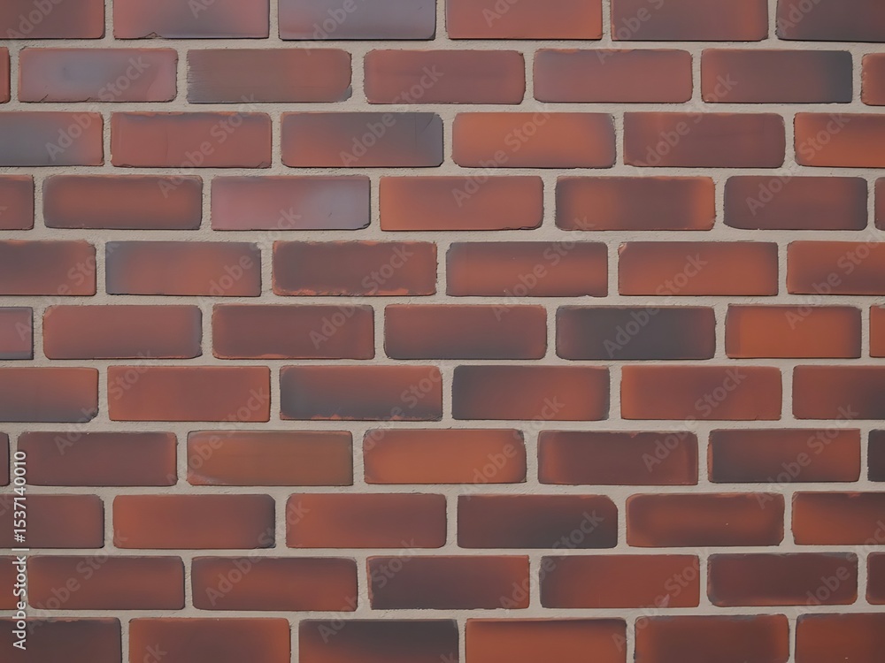 Obraz premium Close-up view of a textured brick wall.