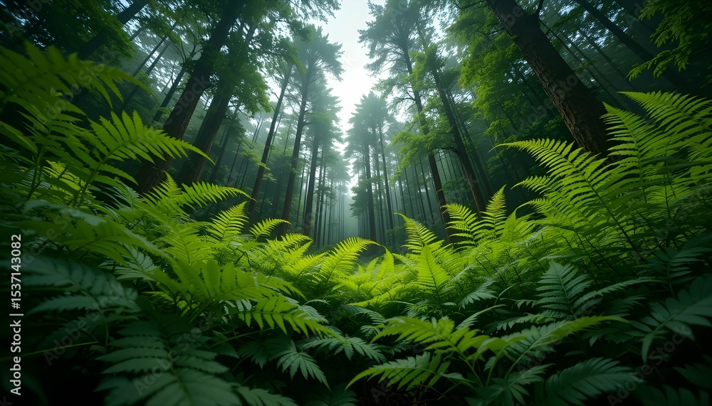 Fototapeta premium Whispers of the Forest: