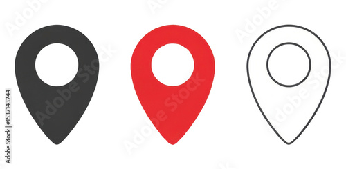 Location pin map marker pointer gps navigation destination symbol icon sign spot pinpointing