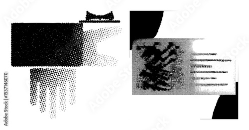 Vector Abstract vector of a chef and culinary elements.