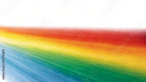 Vibrant Rainbow Spectrum with Soft Gradient Background