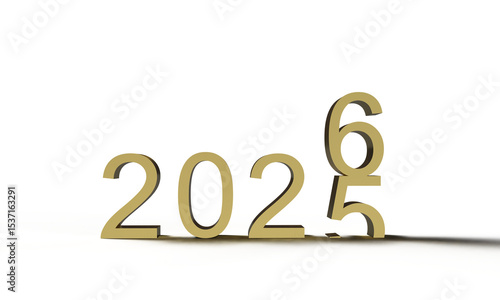 2025 change 2026 happy new year 2026 business time calendar startup beginning finish strategy goal future calendar growth planning financial vision target aspiration 2025 change 2026 happy new year 