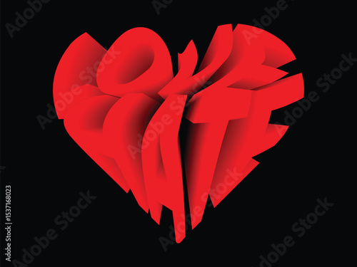 Love Text Effect and mockup layout Design