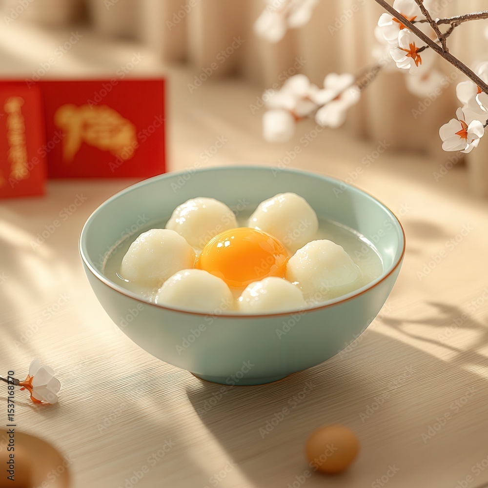 Sweet tangyuan dessert festive food Sweet tangyuan dessert festive food