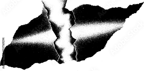 Abstract art: broken mirror shard and candle stub with high contrast black background