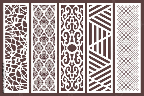 Seamless pattern jali design Vector 