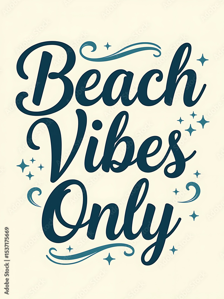 beach vibes typography flowing script font beach vibes typography flowing script font