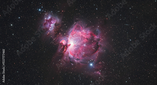 Wallpaper Mural Cosmic vista: A detailed photograph of a vibrant nebula in the vast universe Torontodigital.ca