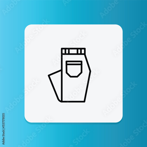 This denim shorts icon represents a common garment that requires proper washing to maintain color and shape.