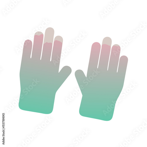 Work gloves with reinforced fingers in a minimalist design  