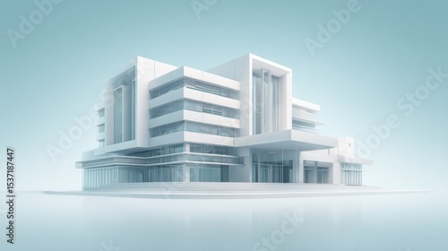 Wallpaper Mural Modern Architectural Design in Minimalist Style Torontodigital.ca