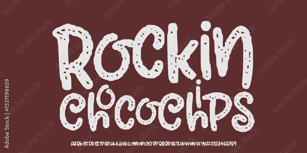 Obraz premium Grunge, Texture, Letters and Numbers, Typography, Lettering ABC, Alphabet, Isolated, Vector, Symbols Set